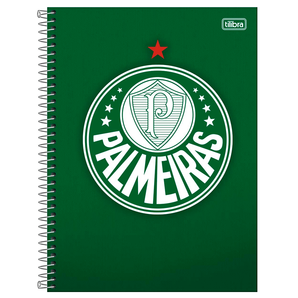 Caderno Universitario 10x1 160 Fls C.D. Tilibra - Palmeiras 4
